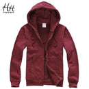 Fashionable Fleece Sweatshirts For Men / Thick Cardigan / Hoodies-Army Green-S-JadeMoghul Inc.