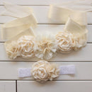 Fashionable Vintage Pink/Ivory Flower Belt For Ladies-Ivory-120cm-JadeMoghul Inc.