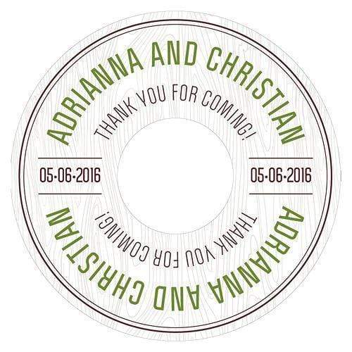 Woodland Diecut CD Label (Pack of 1)