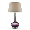 FAY Contemporary Berry Glass Table Lamp, Purple-Table Lamps-Purple-Glass-JadeMoghul Inc.