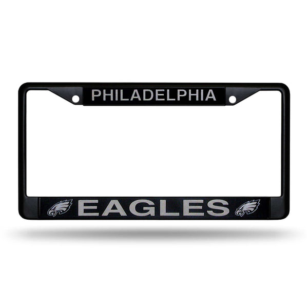 FBC License Frame (Black Metal) Cool License Plate Frames Philadelphia Eagles Black Metal Frame RICO