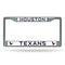 Cool License Plate Frames Texans Chrome Frame