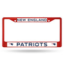 FCC Chrome Frame (Colored) Cute License Plate Frames Patriots Colored Chrome Frame Secondary Red RICO
