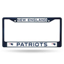 FCC Chrome Frame (Colored) Cute License Plate Frames Patriots Navy Colored Chrome Frame RICO