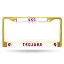 FCC Chrome Frame (Colored) Lexus License Plate Frame Southern Cal Gold Colored Chrome Frame RICO