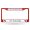 Best License Plate Frame Titans Colored Chrome Frame Secondary Red