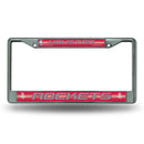 FCGL License Frame (Chrome Glitter) Car License Plate Frame Rockets Bling Chrome Frame RICO