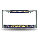 FCGL License Frame (Chrome Glitter) Vehicle License Plate Frames Predators Bling Chrome Frame RICO