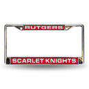 FCL Chrome Laser License Frame Mercedes Benz License Plate Frame Rutgers Laser Chrome Frame RICO