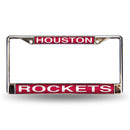 FCL Chrome Laser License Frame Porsche License Plate Frame Rockets Red Laser Chrome Frame RICO