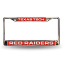 Mercedes Benz License Plate Frame Texas Tech Red Laser Chrome Frame