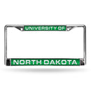 FCL Chrome Laser License Frame Toyota License Plate Frame North Dakota Green Laser Chrome Frame RICO