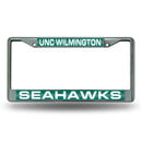 Ford License Plate Frame UNC Wilmington Laser Chrome Frame