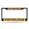 FCLB Laser License Frame (Black) Mercedes License Plate Frame Pittsburgh Penguins Black Laser Chrome Frame RICO
