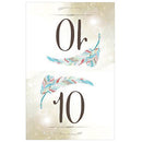 Feather Whimsy Folded Table Numbers Numbers 1-12 Purple (Pack of 12)-Table Planning Accessories-Purple-37-48-JadeMoghul Inc.