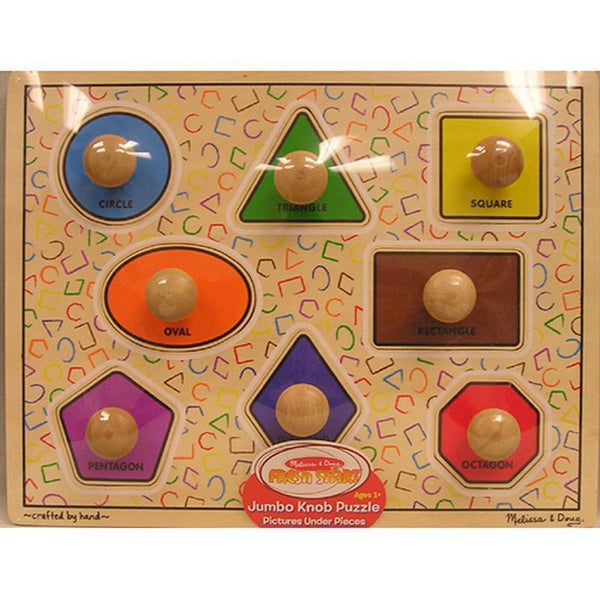 FIRST SHAPES JUMBO KNOB PUZZLE-Toys & Games-JadeMoghul Inc.