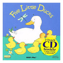 FIVE LITTLE DUCKS & CD-Childrens Books & Music-JadeMoghul Inc.