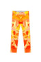 Flaming Hibiscus Lucy Cute Yellow Floral Print Legging - Girls-Flaming Hibiscus-18M/2-Orange/Yellow-JadeMoghul Inc.