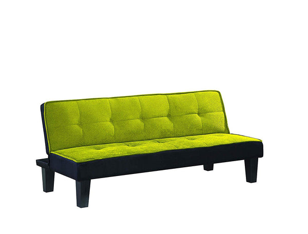 Flannel Fabric Adjustable Sofa, Green-Sofas-Green-Upholstery-JadeMoghul Inc.