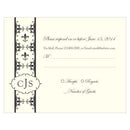 Fleur De Lis RSVP Berry (Pack of 1)-Weddingstar-Berry-JadeMoghul Inc.