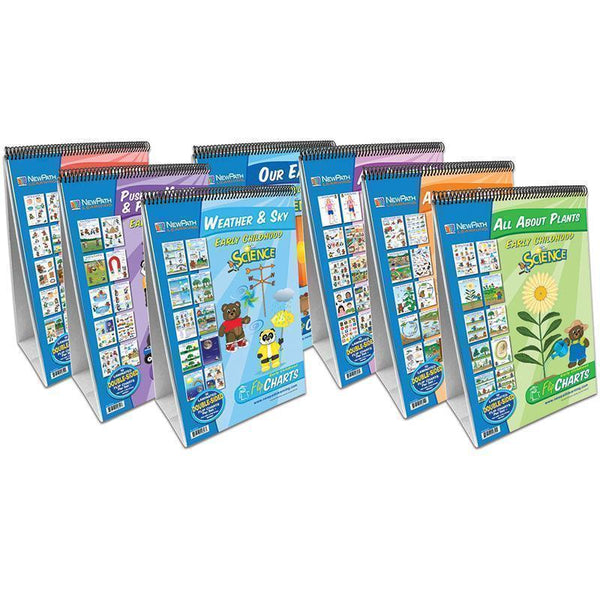 FLIP CHARTS SET OF ALL 7 EARLY-Learning Materials-JadeMoghul Inc.