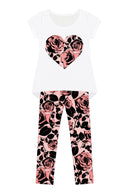 Flirty Girl Mary Set - Girls-Flirty Girl-4-Pink/Black/White-JadeMoghul Inc.