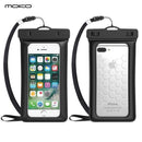 Floating Waterproof Phone Case,Universal Underwater TPU Cellphone Dry Bag Pouch for iPhone X/8 Plus/8/7/6, Samsung Note 8/S8+/S8-Black-JadeMoghul Inc.