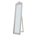 Floor Mirrors Standing Mirror, White Benzara