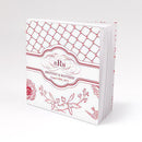 Floral and Trellis Notepad Wedding Favor Vintage Pink (Pack of 1)-Popular Wedding Favors-Lemon Yellow-JadeMoghul Inc.