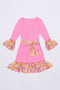 Floral Boho Dress - Girls-Girls Fancy Dresses-6M-Pink Flash-JadeMoghul Inc.