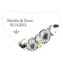 Floral Fusion Heart Container Sticker Harvest Gold (Pack of 1)-Wedding Favor Stationery-Lemon Yellow-JadeMoghul Inc.