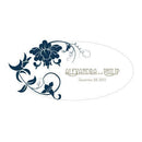 Floral Orchestra Large Cling Vintage Pink (Pack of 1)-Wedding Signs-Tangerine Orange-JadeMoghul Inc.