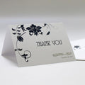 Floral Orchestra Thank You Card Vintage Pink (Pack of 1)-Weddingstar-Victorian Purple-JadeMoghul Inc.