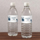 Floral Orchestra Water Bottle Label Vintage Pink (Pack of 1)-Wedding Ceremony Stationery-Watermelon-JadeMoghul Inc.