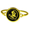 Florida St. Seminoles Gold Tone Bangle Bracelet-NCAA,Florida St. Seminoles,Jewelry & Accessories-JadeMoghul Inc.