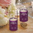 Flourish Monogram Mini Luminary Wrap Vintage Pink (Pack of 1)-Reception Stationery-Purple-JadeMoghul Inc.