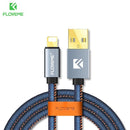 FLOVEME For iPhone Cable Micro USB Data Cables Mobile Phone Type C 1M Charger Cable For iPhone X 7 8 6 6s Samsung S8 Xiaomi Cabo-Blue-Micro USB-JadeMoghul Inc.