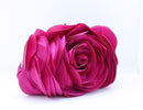 Flower Clutch Bag Women - Wedding Handbag - Bridal Clutch Purse-Plum-JadeMoghul Inc.