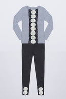 Flower Trim Set - Girls-Girls Casual Sets-8-JadeMoghul Inc.