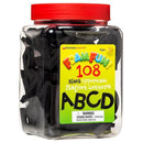 FOAM FUN UPPERCASE BLACK MAGNET-Learning Materials-JadeMoghul Inc.