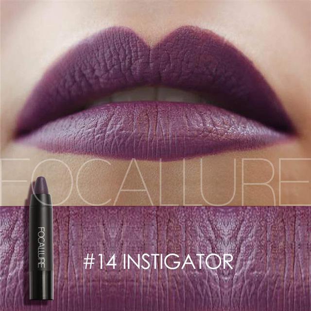 FOCALLURE 19 Colors Lipstick Matte Lipsticker Waterproof Long-lasting Easy to Wear Cosmetic Nude Makeup Lips-14-JadeMoghul Inc.