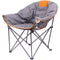Folding Wine Bucket Chair (Gray/Orange)-Camping, Hunting & Accessories-JadeMoghul Inc.