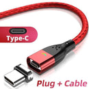 FONKEN Magnetic Cable Type C Magnetic Charge Cable Micro USB Magnet Charger Cable For Xiaomi Samsung Iphone Mobile Phone Cables AExp