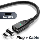 FONKEN Magnetic Cable Type C Magnetic Charge Cable Micro USB Magnet Charger Cable For Xiaomi Samsung Iphone Mobile Phone Cables AExp