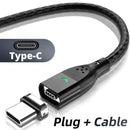 FONKEN Magnetic Cable Type C Magnetic Charge Cable Micro USB Magnet Charger Cable For Xiaomi Samsung Iphone Mobile Phone Cables AExp