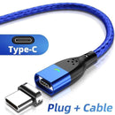 FONKEN Magnetic Cable Type C Magnetic Charge Cable Micro USB Magnet Charger Cable For Xiaomi Samsung Iphone Mobile Phone Cables AExp