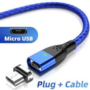 FONKEN Magnetic Cable Type C Magnetic Charge Cable Micro USB Magnet Charger Cable For Xiaomi Samsung Iphone Mobile Phone Cables AExp