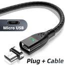 FONKEN Magnetic Cable Type C Magnetic Charge Cable Micro USB Magnet Charger Cable For Xiaomi Samsung Iphone Mobile Phone Cables AExp