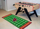 Football Field Runner Hallway Runner Rug NFL Arizona Cardinals Runner Mat 30"x72" FANMATS