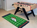 Football Field Runner Kitchen Runner Rugs NFL Denver Broncos Runner Mat 30"x72" FANMATS